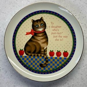 Cat Lover’s Porcelain Decorative Plate